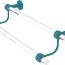 Allied Brass PB-72-18-GLT Pacific Beach Collection 18 Inch Double Towel Bar, Glokzin Teal
