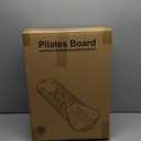 Pilates Board,Multifunctional Rebound Abdominal Board,Foldable Pilates Reformer Set, Ab Core Trainer Machine,Ab Exercise Board,Abs Workout Equipment for Women Home Gym Equipment (Black)