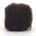 ZigZag Hair Afro Kinky Bulk Human Hair Dark Brown #2 Color 30Gram Tight Kinky Bulk Afro Hair Ideal for Making or Repairing Permanent Dreadlocks,Twists and Braids (8inch, #2 Color)