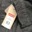 Levi's Men's Washed Cotton Military Jacket (Regular & Big & Tall Sizes) (Black, M)