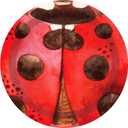 CC HOME Ladybug Birthday Paper Plates Napkins Coccinella Insect Disposable Tableware Set Party Supplies Ladybird Theme Dinnerware Serves 24 Guests for Audlts Kids Baby Shower Birthday 88PCS