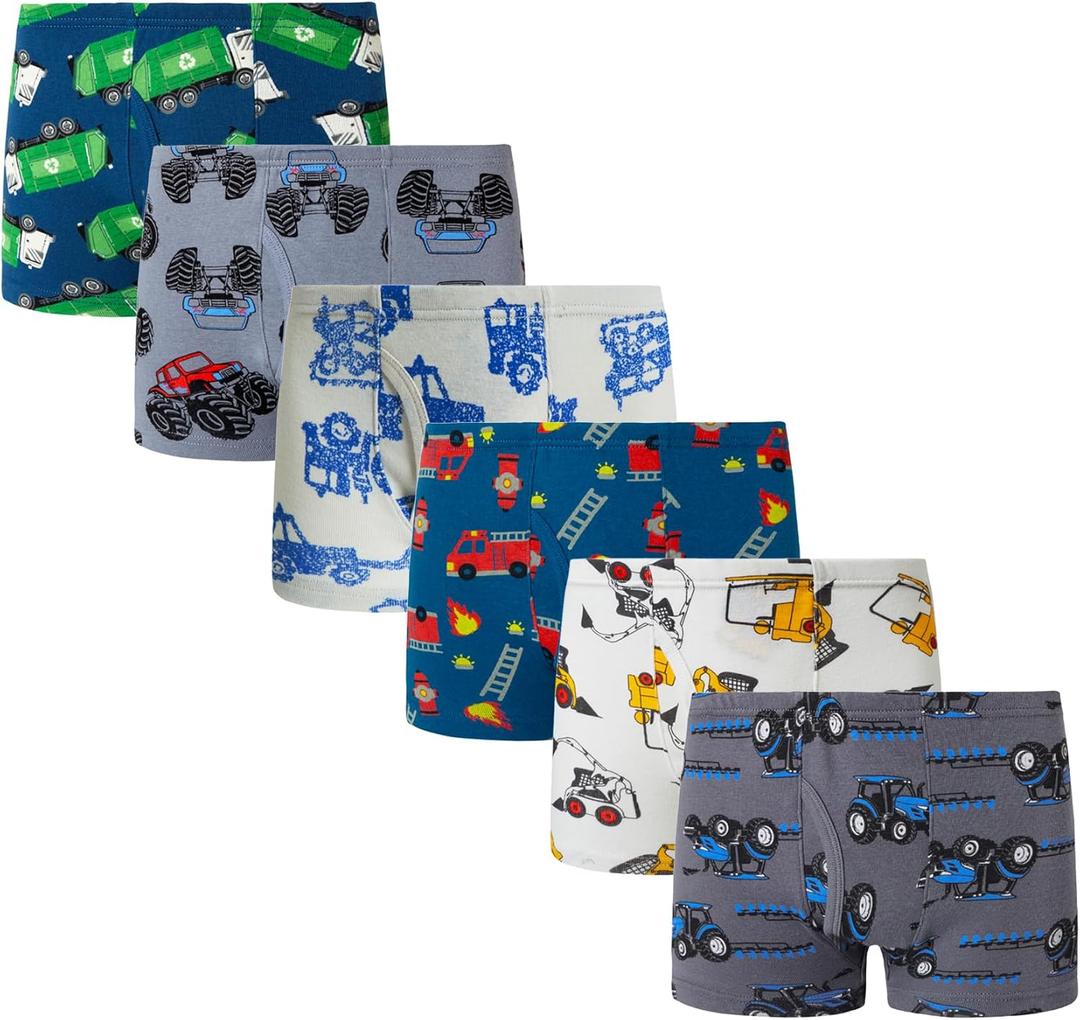 Winging Day Little Boys' Cotton Brief Soft Underwear Multipack (3, Color 5#)