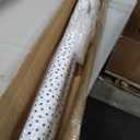 Kolldenn 2 Rolls Black Painted Dots Fabric Bulletin Board Paper Roll 4 x 12 ft Extra Large Non Woven Waterproof Roll Fade Resistant for DIY Craft Drawing Painting Classroom Decor, Dot Style