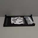 Ipotive Expandable Adjustable Stackable Kitchen Organizer,Pantry Storage Shelves Racks,for cabinets Shelf, Kitchens, countertops, bathrooms,RV(1Pack/Black,Medium)