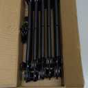 GUANJUNE 10 Pack Clothes Pants Hangers, Space-Saving Skirt Holders with 360  Swivel Hooks, Adjustable Clips, Trouser Coat Garment Jeans Black