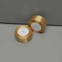 ieFoah 1 1/2 Inch Champaign Gold Satin Polyester Ribbon, 50 Yards, Classic Solid Style, Holiday & Special Occasion