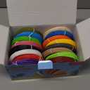 3D Pen Refills 1.75mm PLA Filament 640 Feet 16 Colors, Each Color 40ft, Bonus 250 Stencils eBooks, dikale 3D Pen Material