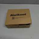 Kwikset Casey Entry Door Handle with Lock and Key, Secure Keyed Reversible Lever Exterior, For Front Entrance and Bedrooms, Matte Black , Pick Resistant Smartkey Rekey Security and Microban
