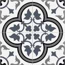 The Tiles Plaza Encaustic Peel and Stick Backsplash, Blue and White Patterned Vintage Stick on Tile, Stone Composite Self-Adhesive Wall Tile Sticker for Kitchen Bathroom Fireplace Stairs, 10 Sheets