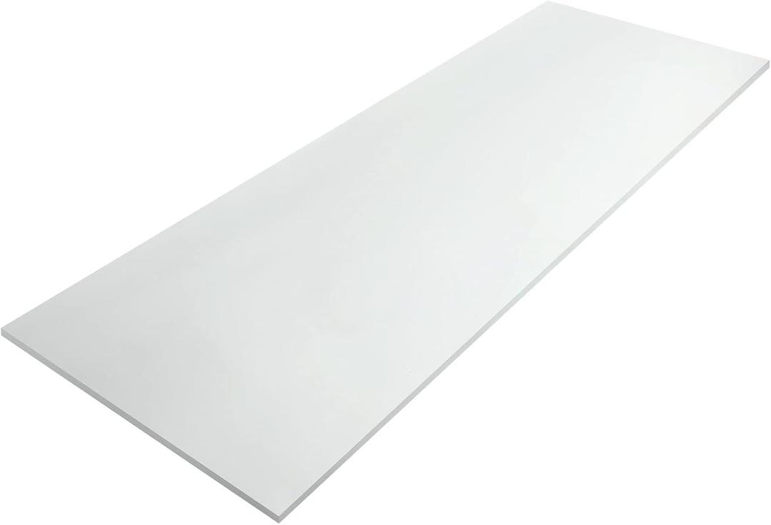 Amylove Polyurethane Foam 24" x 72" High Density Cushion Craft Upholstery Foam for Seat Replacement DIY Projects Chairs Headboards Sofas Home(1/2" X 24" X 72",White)