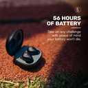 Raycon Fitness Bluetooth Wireless Earbuds + Microphone with Active Noise Canceling, Sweat & Water-Resistant Earphones, Running Headphones, Ear Buds Wireless Bluetooth 56 Hours Playtime (Blue)