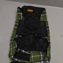 Kuoser Waterproof Dog Coat, Reversible Dog Jacket for Medium Dogs, Adjustable Durable Doggie Winter Coat Warm Puppy Cold Weather Apparel from Small to Large Breed, Green M (Medium (Pack of 1))