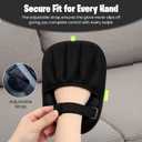 Pet Hair Removal Glove for Cats & Dogs, Five-Finger Electrostatic Pet Hair Remover Gloves, Reusable & Washable Magic Brush Pet Hair Removal Tool for Couch, Clothing, Carpet, Car Seat, Velcro Strap