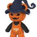 YaoYaoPlay Wizard Pumpkin Bear Small Building Block Set