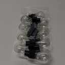 ecocstm 10 PCS 3157 Tail Light Bulb, Miniature 4157 Brake Light Bulb, Waterproof 3157 4157 Turn Signal Bulb, Automotive Side Marker Tail Light Replacement for Truck SUV Car (White)