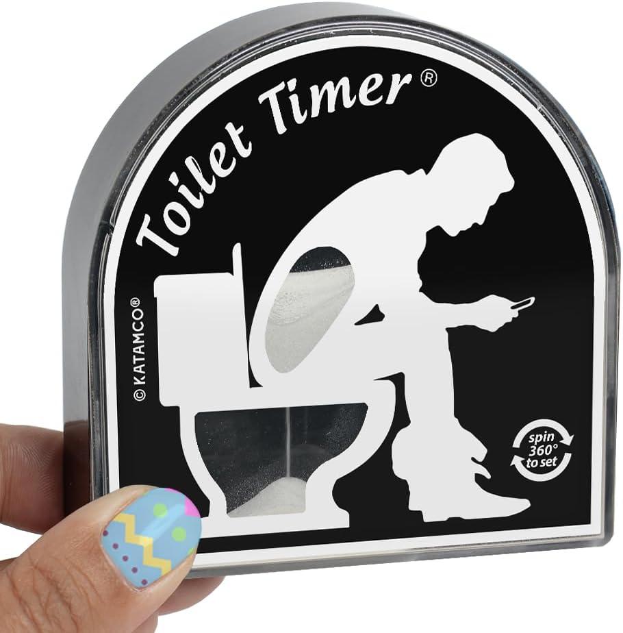 Katamco The Original Toilet Timer (Classic), As Seen on Shark Tank. Funny Stocking Stuffer for Men, Husband, Dad, Son, Boyfriend