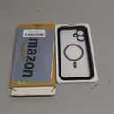 Miracase Magnetic for iPhone 16 Plus Case Full-Body Phone with Built-in Glass Screen Protector, [Compatible with MagSafe] Military Drop Proof 16 Plus Cover Bumper 6.7 inch, Black