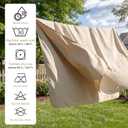 Bedsure Waterproof Couch Cover for Dogs Washable - Waterproof Blanket for Large Dogs Couch Sofa Bed Cozy, Lightweight Furniture Protector for Pet Cat Quick Drying, Sandy Tan, 52x82IN