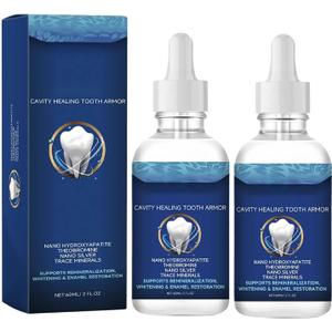 Dentite Cavity Healing Tooth Armor Liquid - Helps Keep Gums Healthy (2 Piece )