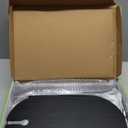 Bamboo Bathtub Tray Table with Adjustable Height, Freestanding Bathtub Caddy for Tub Against Wall, Tub Organizer Suitable for Luxury Spa and House Warming - Patent Protected (Black)