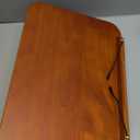 2-in-1 Adjustable Book Stand & Music Stand, 22-51in Dual-Use Floor and Desktop Book Holder Stand, Heavy Duty Solid Wood, with Elastic Page Clip for Cookbooks, Sheet Music, Tablet, Laptop, Projector