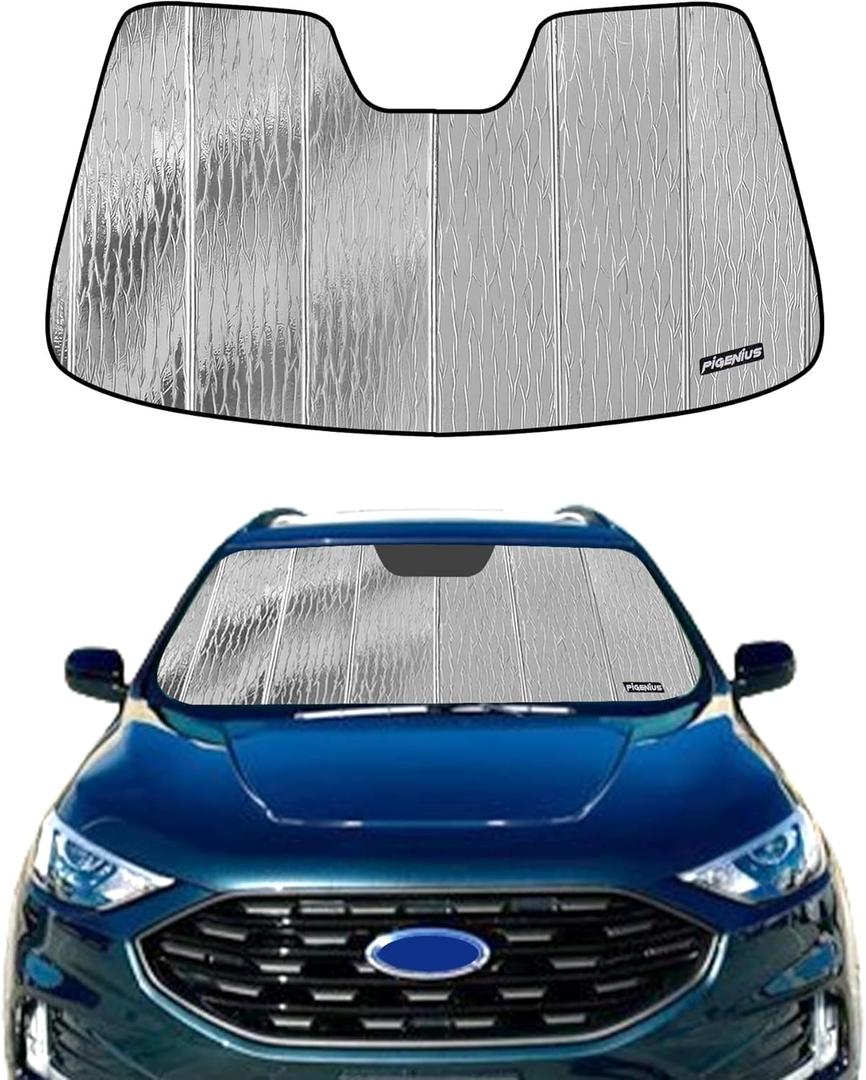 Windshield Sunshade for Ford Edge 2015-2024, Custom Fit Front Window Shade - AstraGuard
