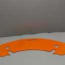 Curved Transfer Board Plastic Slide Board for Transferring to Wheelchair, Chair, Bed, Toilet, Car for Patient, Elderly, Disabled, 31.1 * 9.84 * 0.46" 3.64 lbs ABS Transfer Devices (Orange)