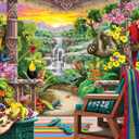 Wonder Forge Tropical Retreat 1000 Piece Jigsaw Puzzle for Adults | Unique, Perfectly-Fitting Pieces | Fun, Vibrant Imagery