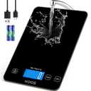 KOIOS Food Scale, 33lb/15kg Digital Kitchen Scale Grams and Ounces for Cooking Baking, 1g/0.1oz Precise Graduation, Type-C Charging, Tare Function, AAA Battery Included(Black)