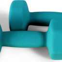 Fitvids Neoprene Dumbbell Hand Weights, Anti-Slip, Anti-roll, Hex Shape Colorful, Pair or Set with Stand, 7LB