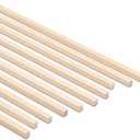 DIY Wooden Square Dowel Rod 1/4-inch x 48 Pack of 25 Hobby Wood Sticks for Crafts, Wood Trim & Architecture Model Making, by Woodpeckers