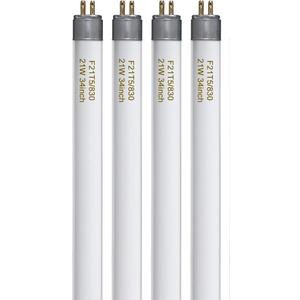 4 Pack 24 inch F17T8/841 17 Watts Light Bulb, 2 Foot Straight Luminous Tube T8 Tube Light, 4100K Cool White 1400 Lumen G13 Medium Bi-Pin Cap 4 Count, White 