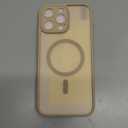 zapica Magnetic for iPhone 16 Pro Max Case, Upgraded [Camera Control Button] [Full Camera Protection] [with 1 Screen Protector] Translucent Matte Shockproof Protective Phone Cover, Sand Gold