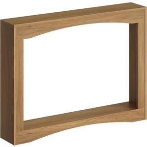 YATINEY Narrow Console Table, 5.9'' Thin Entryway Table, Behind Couch Table for Small Spaces, Small Farmhouse Hallway Table, for Living Room, Hallway, Foyer, Light Walnut CT19VV, 39.3"L x 5.9"W x 29.5"H