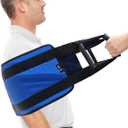 SPRING SEAON Transfer Sling - Essential Transfer Belt Lifting Strap for Elderly and Disabled with Mobility Aids- Lift Assist Gait Belts for Seniors for Home, Hospital, Nursing Care (Blue)