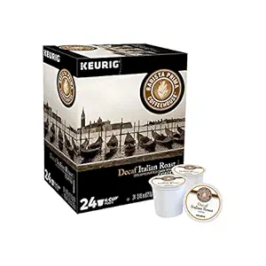 Barista Prima Italian Roast Decaf K-Cup Coffee Pods, 24 Count For Keurig Coffee Makers