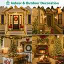 3 x YOUNGAR Green Wire Christmas Lights,50LED Battery/USB Operated String Light,Twinkle Lights with Timer Memory Waterproof Outdoor with 8 Modes for Tree, Yard, Garden, Patio Decor (Warm white battery)