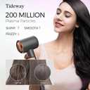 Tideway Hair Dryer Professional High-Speed Ionic Blow Dryer 110,000 RPM, Compact Hair Dryer with Magnetic Diffuser, Fast Drying with Brushless Motor Low Noise Smart Temperature Control-H11