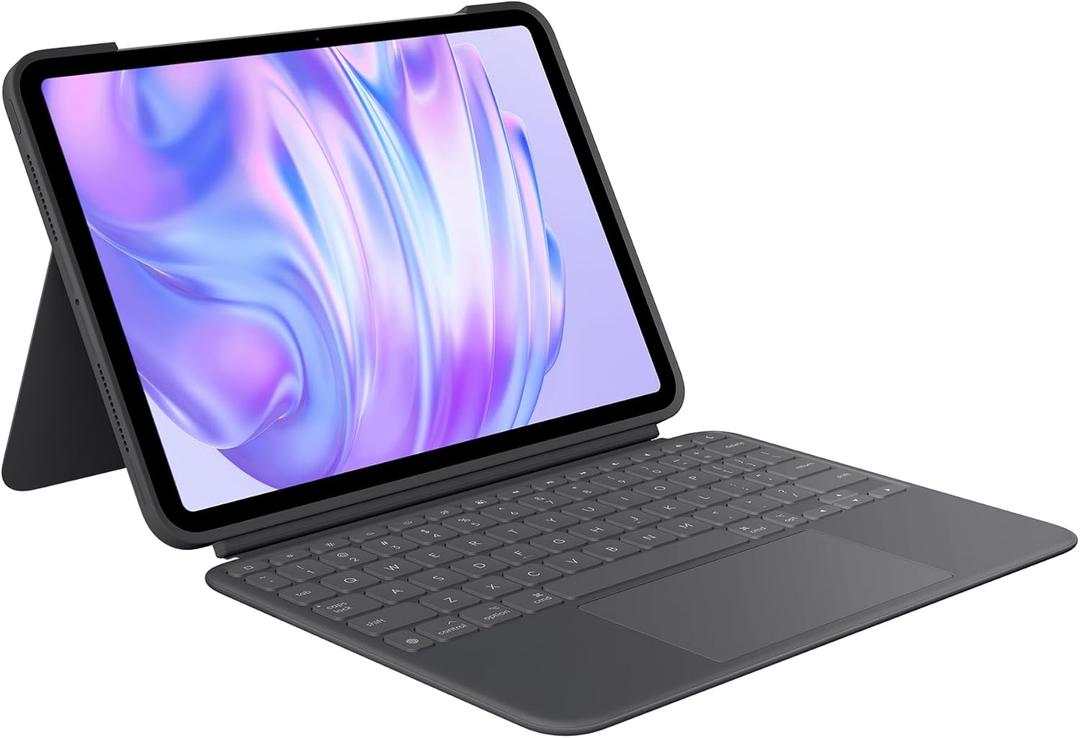 Logitech Combo Touch iPad Pro 11-inch (M4 & M5)(2024 & 2025) Keyboard Case - Detachable Backlit Keyboard with Kickstand, Comfortable Typing, USB Connectivity, Multi-use Mode - Midnight Black