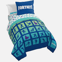 Fortnite Boogie Bomb 7 Pcs Full Microfiber Bedding Sheet Set with Sham for Kids