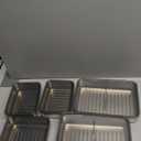 Hushee 5 Pack Bacon Cheese Container for Refrigerator, 304 Stainless Steel Airtight Deli Meat Container, Dishwasher Safe Fridge Storage Fruit Lunch Storage with Lids for Fridge