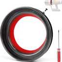 Dust Bin Fixed Sealing Ring Compatible with Dyson V12 SV18 SV20 Detect Slim/Digital Slim Vacuum Cleaner Canister Replacement Parts, Compatible with Dyson Bin Part No. 965272-01