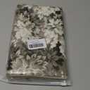 Yangest Neutral Floral Pillow Cover 18 x18 Inches, Vintage Chenille Square Throw Pillow Cover Soft Decorative Farmhouse Accent Couch Pillow Cover for Living Room Bedroom, Green