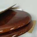 Angel Shield Elongated Wood Toilet Seat with Quiet Close,Easy Clean,Quick-Release Hinges(Elongated,Dark Walnut)