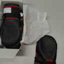 QUMY Dog Shoes for Large Dogs, Medium Dog Boots & Paw Protectors for Winter Snowy Day, Summer Hot Pavement, Water-Resistant in Rainy Weather, Outdoor Walking, Indoor Hardfloors Skid-Resistant Sole (Size 7: 2.8''x3.2"(W*L) (Pack of 4))