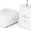 for i - Phone 17 16 Charger Fast Charging - 2 Pack 45W USB C Wall Charger Block Compatible with iPhone 17 Pro Max/17 Pro/17/17 Plus, iPhone 16 Pro Max/16 Pro/16, Samsung Phone