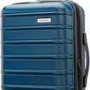 Samsonite Omni 1 Hardside Expandable Luggage with Spinner Wheels,, Lagoon Blue, 22in x14in x 9in