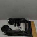 25" Modern Matte Black Chandelier for Dining Room, No Assembly Required Black Dining Room Light Fixture Over Table, Industrial Metal Hanging Pendant Lights Fixture for Kitchen Island, Entryway, Foyer