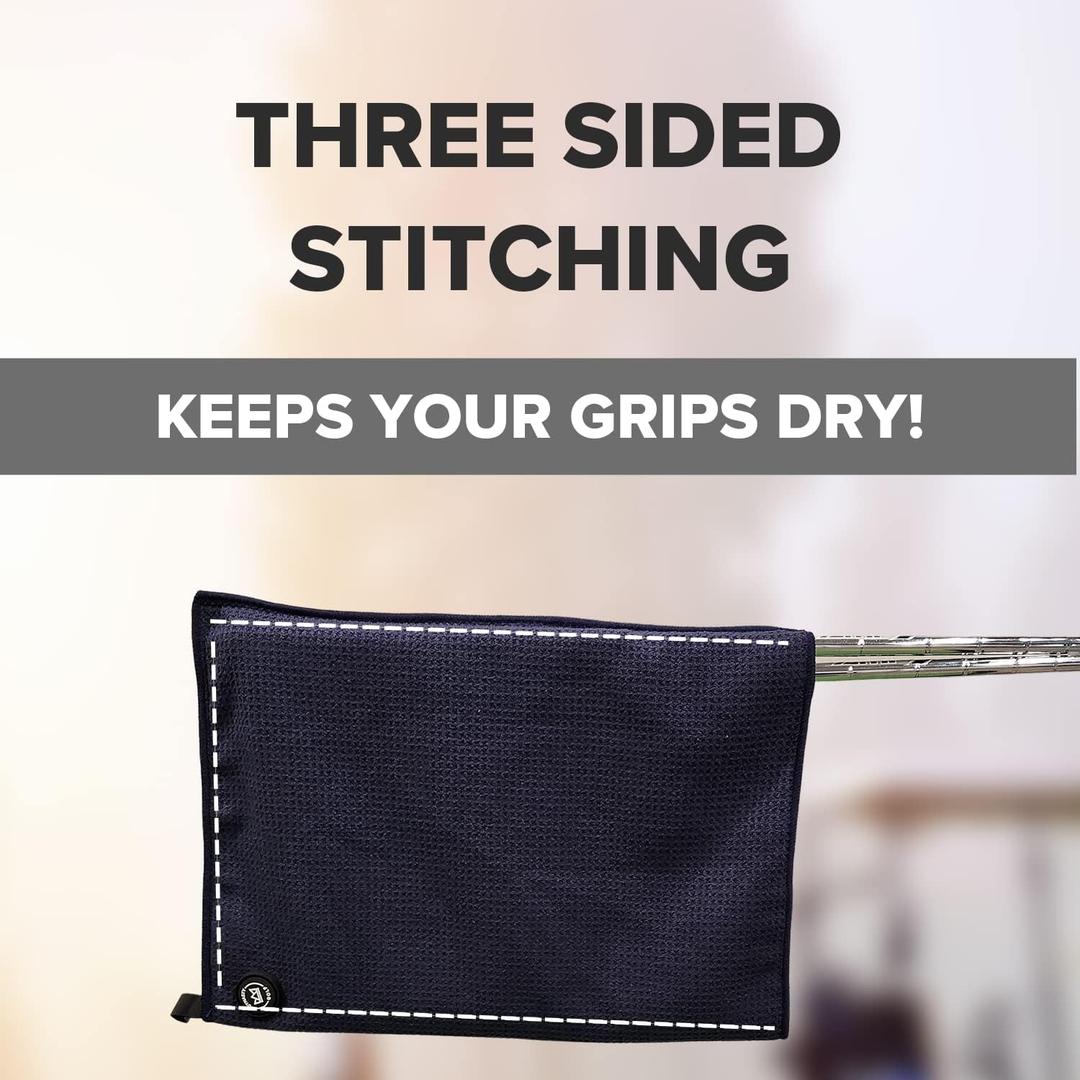 Magnetic Golf Towel – Microfiber Waffle Weave with Magnet