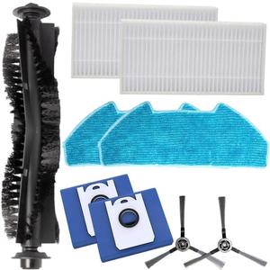 Vacuum Cleaner Replacement Kit Main Side Brush Bag Replacement Parts for bObsweep for in for Ultra-Vision Vacuum Cleaner Accessories for Enhanced Cleaning Performance(A)